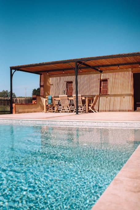 L'Heritier, Maison Climatisee, 12Pers Avec Piscine Villa Marzens Екстериор снимка