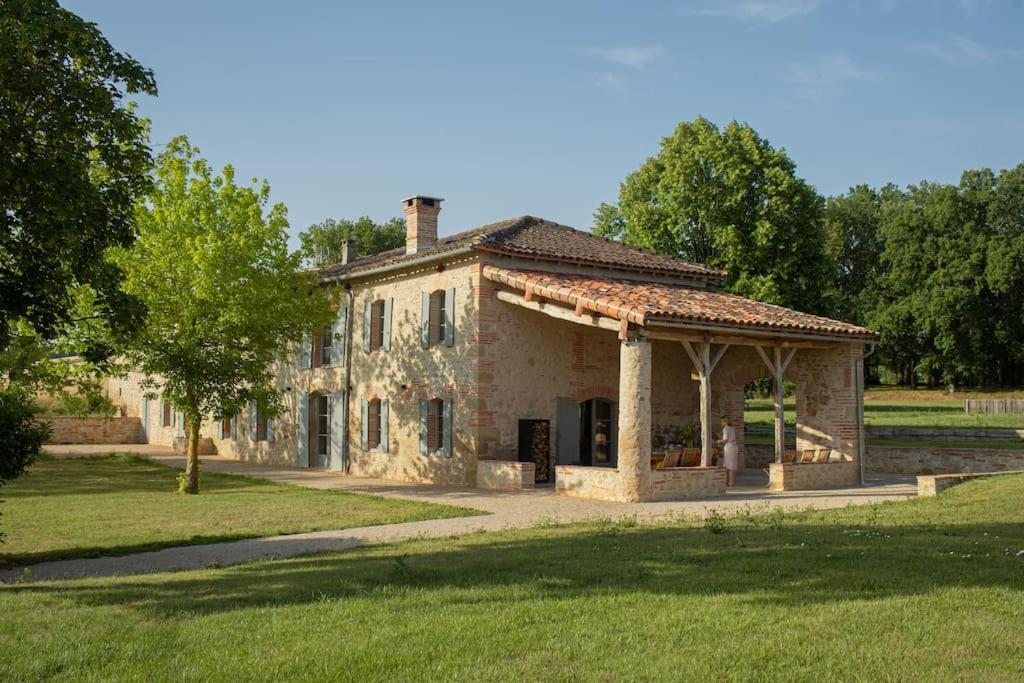 L'Heritier, Maison Climatisee, 12Pers Avec Piscine Villa Marzens Екстериор снимка