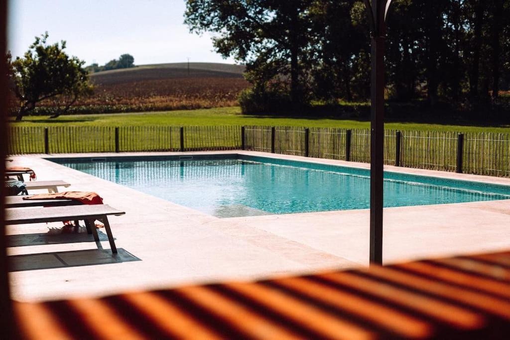 L'Heritier, Maison Climatisee, 12Pers Avec Piscine Villa Marzens Екстериор снимка