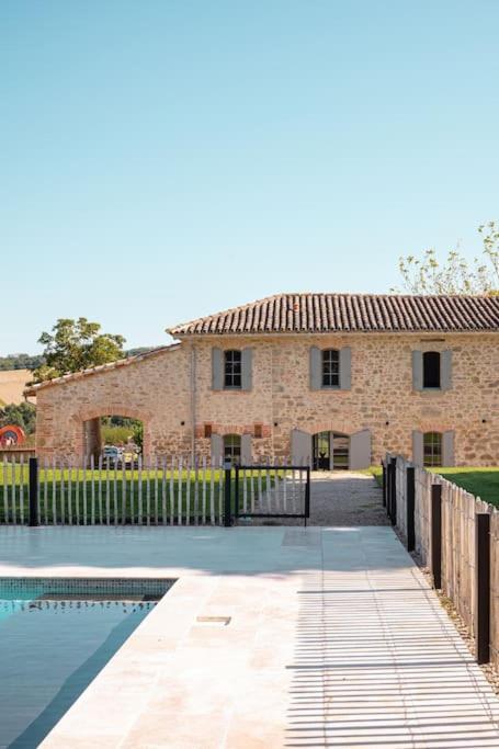 L'Heritier, Maison Climatisee, 12Pers Avec Piscine Villa Marzens Екстериор снимка