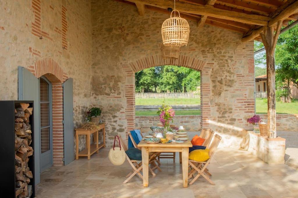 L'Heritier, Maison Climatisee, 12Pers Avec Piscine Villa Marzens Екстериор снимка